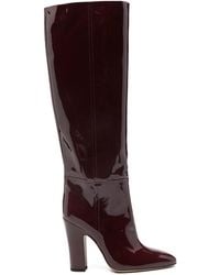 Paris Texas - 105Mm Pointed Block Heel Boots - Lyst