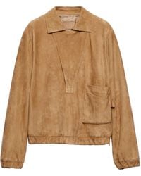 Prada - Jacke aus Wildleder - Lyst