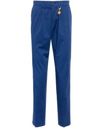 Manuel Ritz - Garment-dyed Straight Trousers - Lyst