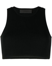 Fear Of God - Logo-patch Ribbed Crop Top - Lyst