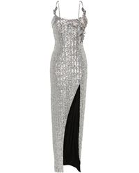 Balmain - Sequin-embellished Maxi Dress - Lyst