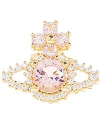 Vivienne Westwood - Oorbellen Met Orb-Logo - Lyst