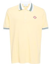 Casablancabrand - Logo-appliqué Polo Shirt - Lyst