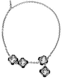 Givenchy - Crystal-Embellished Square-Cut Necklace - Lyst