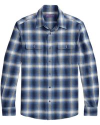 Ralph Lauren - Check-Print Pocket-Detail Shirt - Lyst