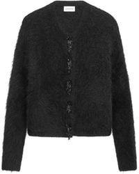 16Arlington - Idro Bead-Embellished Alpaca-Knit Cardigan - Lyst