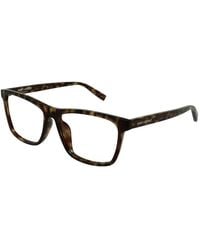 Saint Laurent - Brille Mit Eckigem Gestell - Lyst
