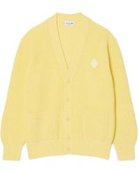 Lacoste - V-Neck Cardigan - Lyst