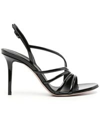 Le Silla - Scarlet 105Mm Patent-Leather Sandals - Lyst