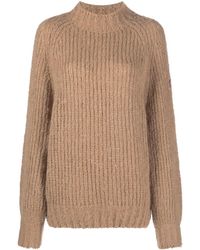 3 MONCLER GRENOBLE - Open-knit Wool Jumper - Lyst