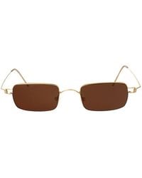 Lindberg - 8220 Rectangle-Frame Sunglasses - Lyst