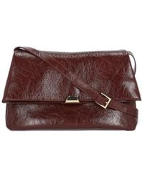 THEMOIRÈ - Crinkled-Finish Shoulder Bag - Lyst