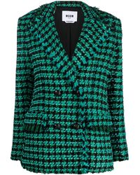 MSGM - Chaqueta con doble botonadura - Lyst