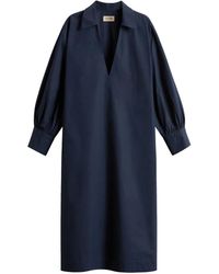 Woolrich - Robe tunique en coton - Lyst