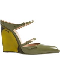 Gucci - 110Mm Wedge-Heel Pumps - Lyst