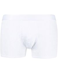 Balmain Shorts mit Logo-Bund - Weiß