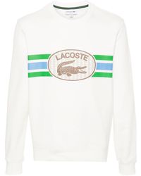 Lacoste - Logo-print Cotton Sweatshirt - Lyst
