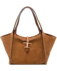Tod's - T-Timeless Small Leather Tote Bag - Lyst