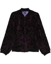 Needles - Floral Bomber Jacket - Lyst