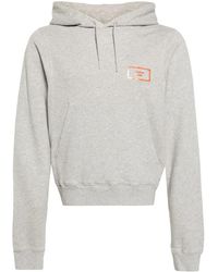 Martine Rose - Hoodie Mit Logo-Applikation - Lyst