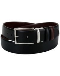 Piquadro - Reversible Grained-Texture Leather Belt - Lyst
