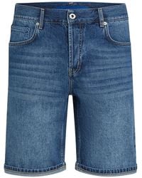 KARL LAGERFELD - Denim Shorts - Lyst