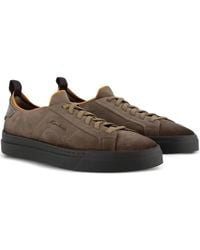 Santoni - Lace-Up Sneakers - Lyst
