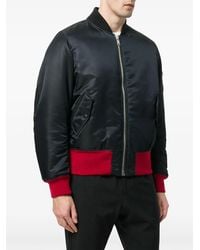 Calvin Klein - Contrast-Panel Bomber Jacket - Lyst