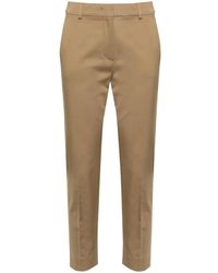 Max Mara - Pantalones slim de talle medio - Lyst