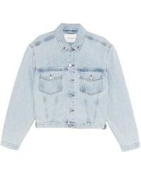 Entire studios - Shrunken Pocket Denim Jacket - Lyst