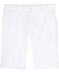 Dolce & Gabbana - Bermuda In Cotone Stretch Con Dg Patch - Lyst