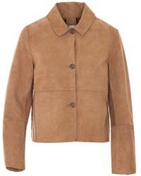 Bully - Frontal-Button Suede Jacket - Lyst