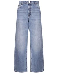 Rohe - Faded Wide-Leg Jeans - Lyst