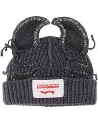 Charles Jeffrey - Ears-Detail Beanie Hat - Lyst