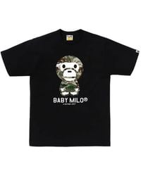 A Bathing Ape - Baby Milo Camo-Print T-Shirt - Lyst