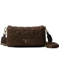 Prada - Padded Re-Nylon Shoulder Bag - Lyst