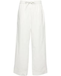 Yves Salomon - High-Waist Straight-Leg Trousers - Lyst