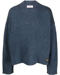 Martine Rose - Logo-patch Knitted Jumper - Lyst