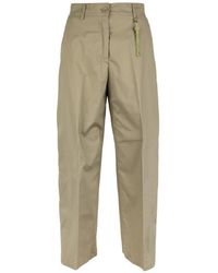 Seventy - Carrot-Fit Tassel-Detail Pressed-Crease Trousers - Lyst