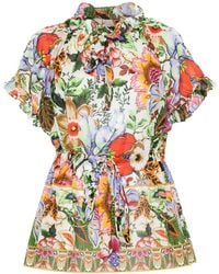 Etro - Blusa A Fiori - Lyst