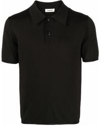 Sandro - Short-Sleeve Pointed-Collar Polo Shirt - Lyst