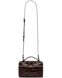 Victoria Beckham - Vanity Croc-Effect Mini Bag - Lyst