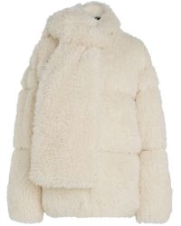 Karl Lagerfeld - Karl Studio エコファーコート - Lyst