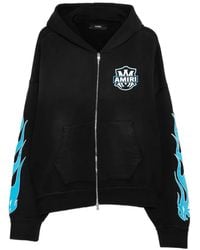 Amiri - Ma Flames Hoodie Met Rits - Lyst