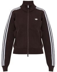 adidas - Side-Stripe Logo-Embroidered Sweatshirt - Lyst