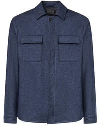 Eleventy - Button-Up Chest-Pocket Jacket - Lyst