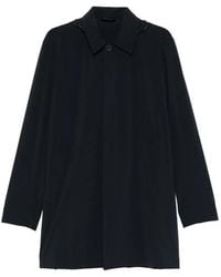 Manuel Ritz - Buttoned Hooded Coat - Lyst