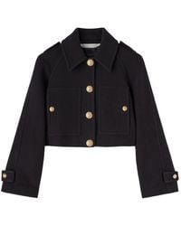Palm Angels - Blend Cropped Coat - Lyst
