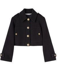 Palm Angels - Blend Cropped Coat - Lyst