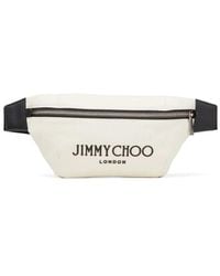 Jimmy Choo - Finsley Logo-Lettering Belt Bag - Lyst